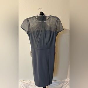 JS Collections Elegant Gray-blue Dress new with tags . Women’s size 2